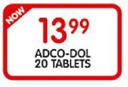 Adco-Dol 20 Tablets