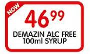 Demazin ALC Free Syrup-100Ml