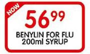 Benylin For Flu Syrup-200Ml