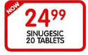 Sinugesic 20 Tablets