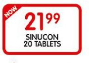 Sinucon 20 Tablets