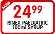 Rinex Paediatric Syrup-100ml