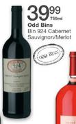 Odd Bins Bin 924 Cabernet Sauvignon/Merlot-750ml