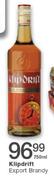 Klipdrift Export Brandy-750ml