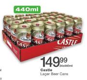 Castle Lager Beer Cans-24 x 440ml
