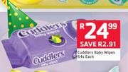 Cuddlers Baby Wipes-64's Each