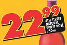 4th Street Natural Sweet Rose-750ml