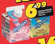 Yogofun Drinking Yoghurt Assorted-350gm Each