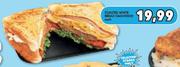 Toasted White Bread Dagwood-Each