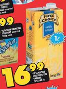 First Choice UHT Long Life Vanilla Custard-1Ltr