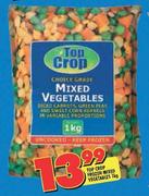 Top Crop Frozen Mixed Vegetables-1kg