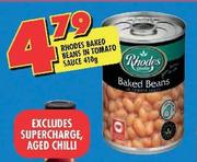 Rhodes Baked Beans In Tomato Sauce-410g