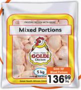 Goldi IQF Mixed Portions-5Kg
