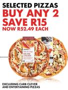 Selected Pizzas Excluding Carb Clever & Entertaining Pizzas-Each