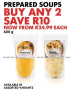 Prepared Soup In various variants-600g Each