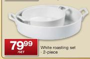 White Roasting Set-2 Piece Per Set