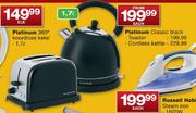 Platinum Classic Black Toaster-Each