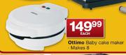 Ottimo Baby Cake Maker-Each
