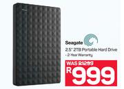 Seagate 2.5" 2TB Portable Hard Drive
