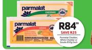 Parmalat Cheddar, White Cheddar Or Gouda 850g-Each
