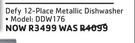 Defy 12 Place Metallic Dishwasher DDW176