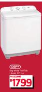 Defy 6Kg White Twin Tub DTT166