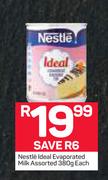 Nestle Ideal Evaporated Milk-380g Each