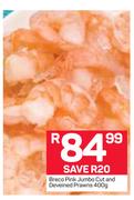 Breco Pink Jumbo Cut And Deveined Prawns-400g