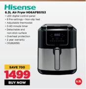 Hisense 6.3L Air Fryer H06AFBS1S3