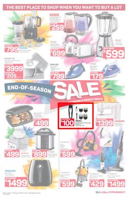 Pick n Pay Hyper : End-Of-Season Sale  (06 Aug - 19 Aug 2018), page 2
