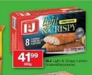 I&J Light & Crispy Lemon Stokvisfillet Porsies-660g