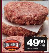Homeburgers-Per Kg