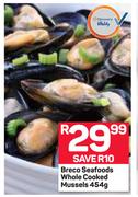 Breco Seafoods Whole Cooked Mussels-454g