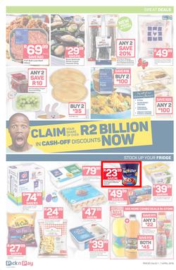 Pick n Pay  Gauteng, Free State, North West, Mpumalanga, Limpopo and Northern Cape : : Easter Massive Savings (01 Apr - 07 Apr 2019), page 2