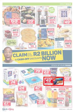 Pick n Pay  Gauteng, Free State, North West, Mpumalanga, Limpopo and Northern Cape : : Easter Massive Savings (01 Apr - 07 Apr 2019), page 2