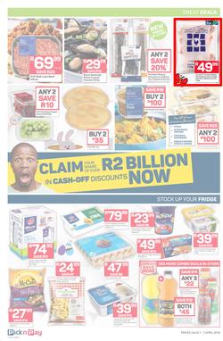 Pick n Pay  Gauteng, Free State, North West, Mpumalanga, Limpopo and Northern Cape : : Easter Massive Savings (01 Apr - 07 Apr 2019), page 2