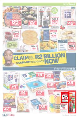 Pick n Pay  Gauteng, Free State, North West, Mpumalanga, Limpopo and Northern Cape : : Easter Massive Savings (01 Apr - 07 Apr 2019), page 2
