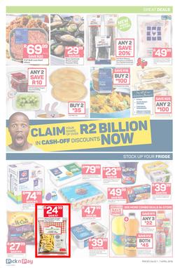 Pick n Pay  Gauteng, Free State, North West, Mpumalanga, Limpopo and Northern Cape : : Easter Massive Savings (01 Apr - 07 Apr 2019), page 2