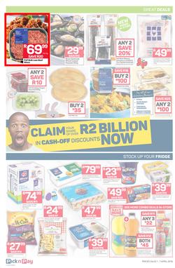 Pick n Pay  Gauteng, Free State, North West, Mpumalanga, Limpopo and Northern Cape : : Easter Massive Savings (01 Apr - 07 Apr 2019), page 2