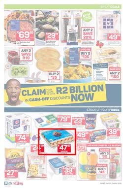 Pick n Pay  Gauteng, Free State, North West, Mpumalanga, Limpopo and Northern Cape : : Easter Massive Savings (01 Apr - 07 Apr 2019), page 2