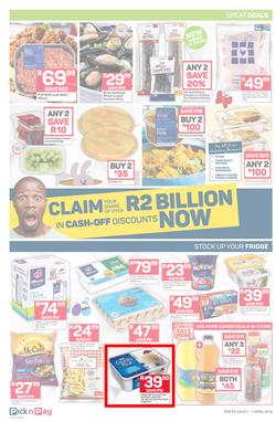 Pick n Pay  Gauteng, Free State, North West, Mpumalanga, Limpopo and Northern Cape : : Easter Massive Savings (01 Apr - 07 Apr 2019), page 2