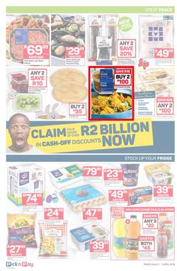 Pick n Pay  Gauteng, Free State, North West, Mpumalanga, Limpopo and Northern Cape : : Easter Massive Savings (01 Apr - 07 Apr 2019), page 2