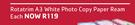 Rotatrim A3 White Photo Copy Paper Ream-Each