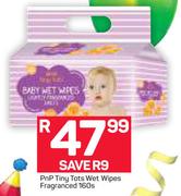 PnP Tiny Tots Wet Wipes Fragranced-160's pack