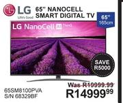 LG 65" 165cm Nanocell Smart Digital TV 65SM8100PVA