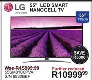 LG 55" 139cm LED Smart Nanocell TV 55M8100PVA