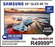 Samsung 65" 165cm 8K QLED TV QA65Q900RBKXXA 
