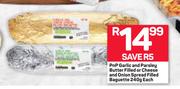 PnP Garlic & Parsley Butter Filled Or Cheese & Onion Spread Filled Baguette-240g Each