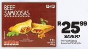 PnP Beef Samoosas Assorted-12s Each