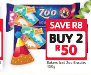 Bakers Iced Zoo Biscuits-2 x 150g